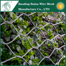 Favorable price weaven knitted stainless steel mesh wire fence