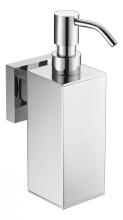 Metal square soap dispenser chrome