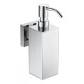 Metal square soap dispenser chrome