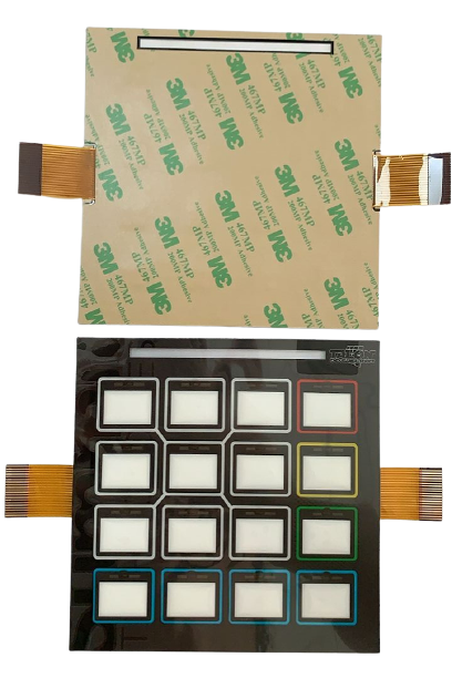 Custom Controlling 8PIN Device FPC Membrane Switch