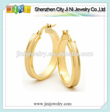 fashionable golden earring designs for women