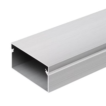 Long Service Life 60*30mm Decorative Aluminum Alloy Square Electric Wires Cable Trunking