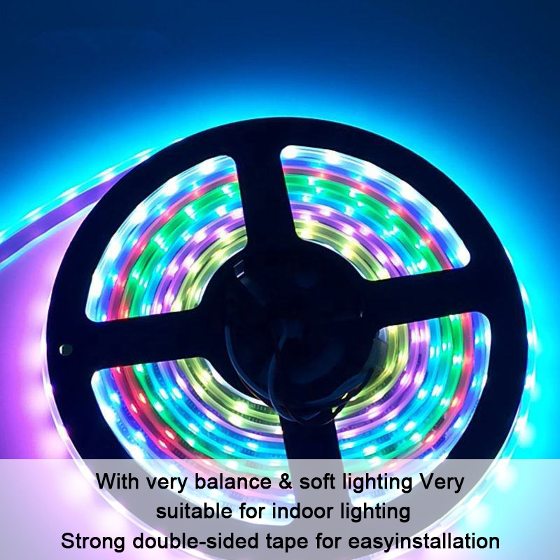 Hot sell SK6812 IC built-in RGB Led Strips 2812b 5V 5050 RGBW Addressable 30 Leds/m Pixel Digital Led Strips Lights