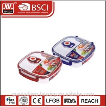 Vacuum Microwavable Plastic Food Container 600ml