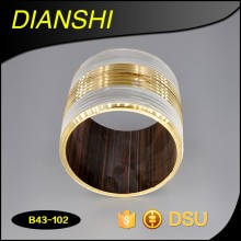 with 10 years manufacture experience factory supply red brass thread pipe nipple