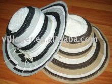 ribbon band lady hat