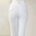 Populära Senior White Ladies Equestrian Breeches