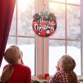 Merry Christmas Buffalo Plaid Hanging Sign