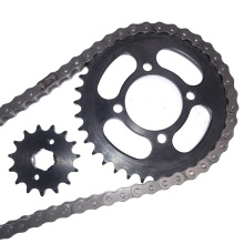 CQHZJ Wholesale Steel Motorcycle Transmissions 1045 Steel Chain And Sprocket Kit Wave 110