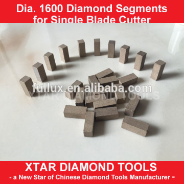 1600mm diamond segments for marble cutting