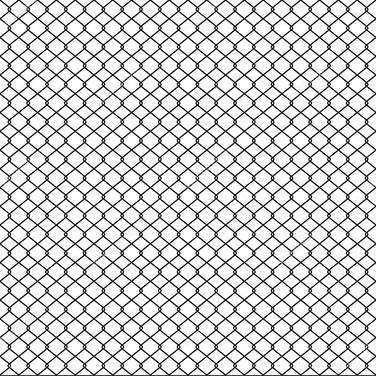 4' x 8' chain link fence panels