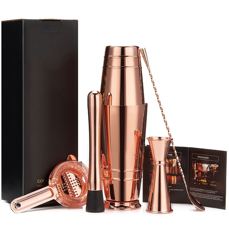 copper cocktail shaker tools