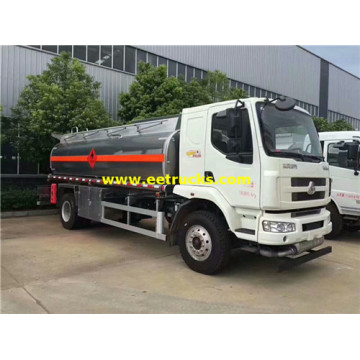 Camions-citernes diesel d'alliage d'aluminium de 14000L