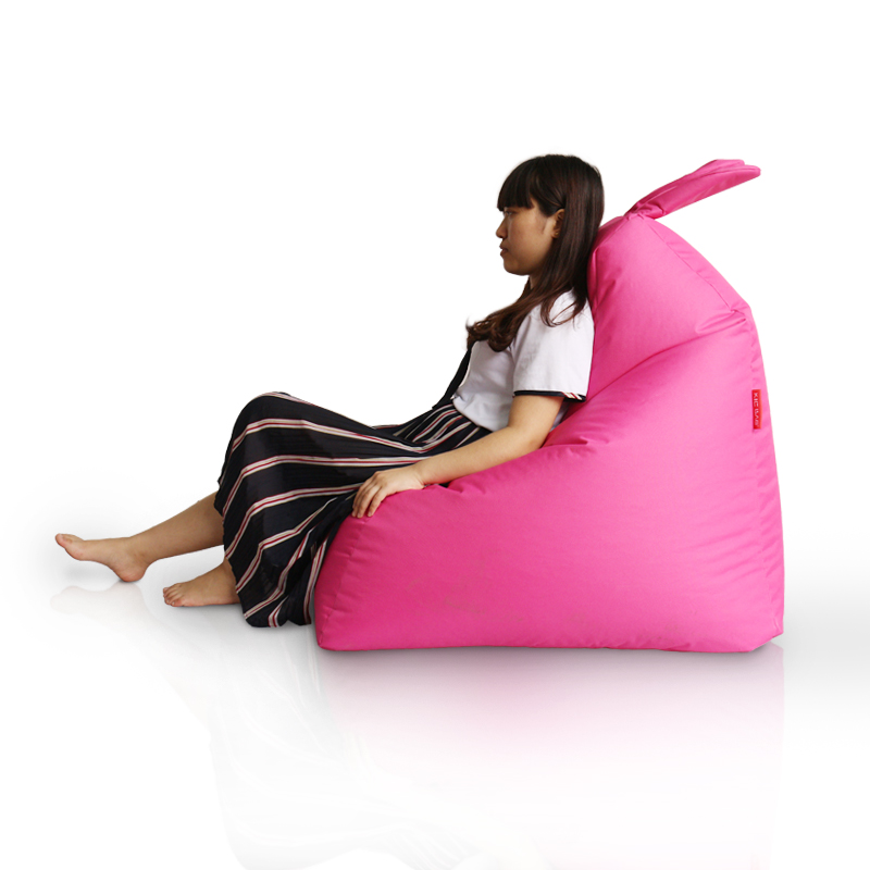 Cute bunny shaped kids sofa bean bag