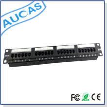 cat6 Wallmount Rackmount /keystone snap-in blank patch panel / snagless shielded cable management