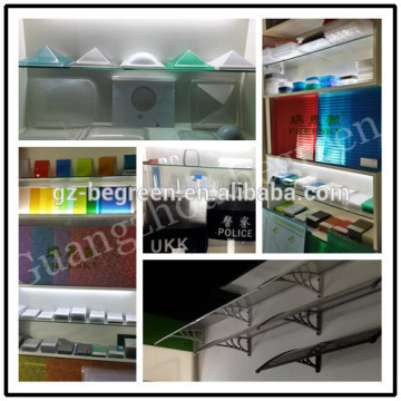 aluminum profiles for awnings****PLASTIC CLEAR