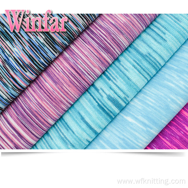 Polyester Dyed Micro Fiber Jersey Polyester Spandex Fabric