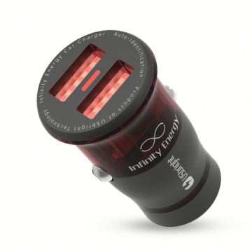 Paypal accept 5V3.6A dual USB car charger for mobile phone Dual USB car charger