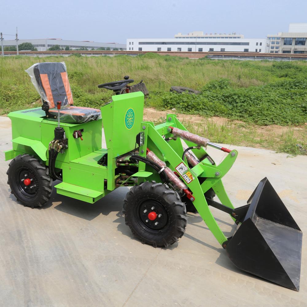 bateri 4 roda pemacu mini mini loader kecil