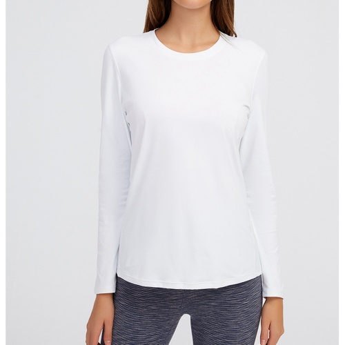 Damen Stretch Athletic Base Layer Top Workout T-Shirt