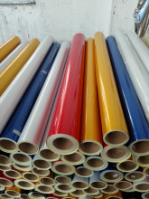 Ink-jet printing reflective sheeting