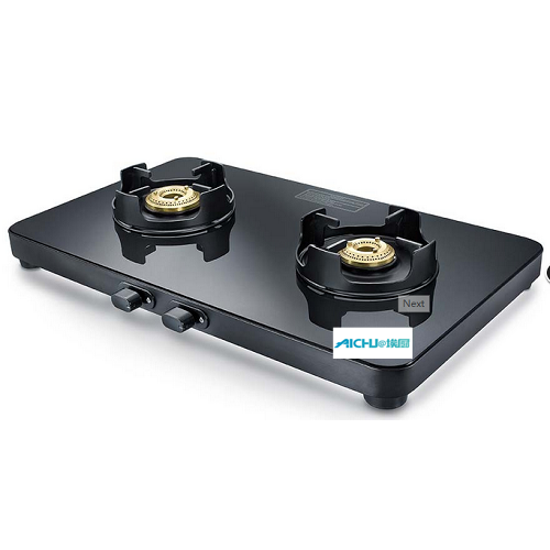 Presige Black Gas Stove 2 Quemadores