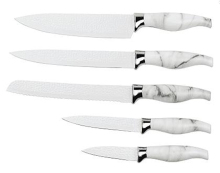 5pcs knife set with pp handle