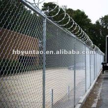 chain link fence top barbed wire