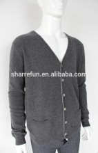 Wholesale men Button front cashmere cardigan sweaters