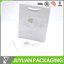 China supplier white paper shopping bag with low price