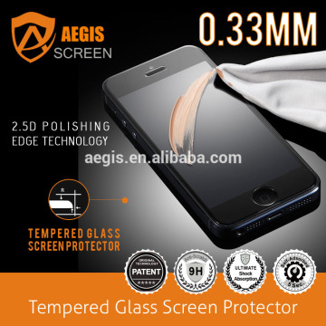 Invisible shield tempered glass screen protector for Iphone 5