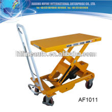300kg double shear type flatform hydraulic lifting table cart