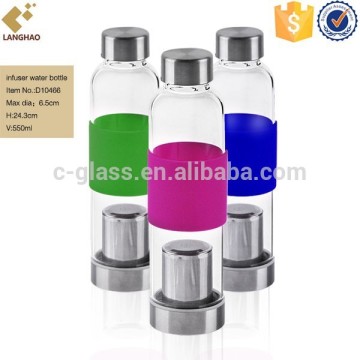 500ml glass infuser water bottle