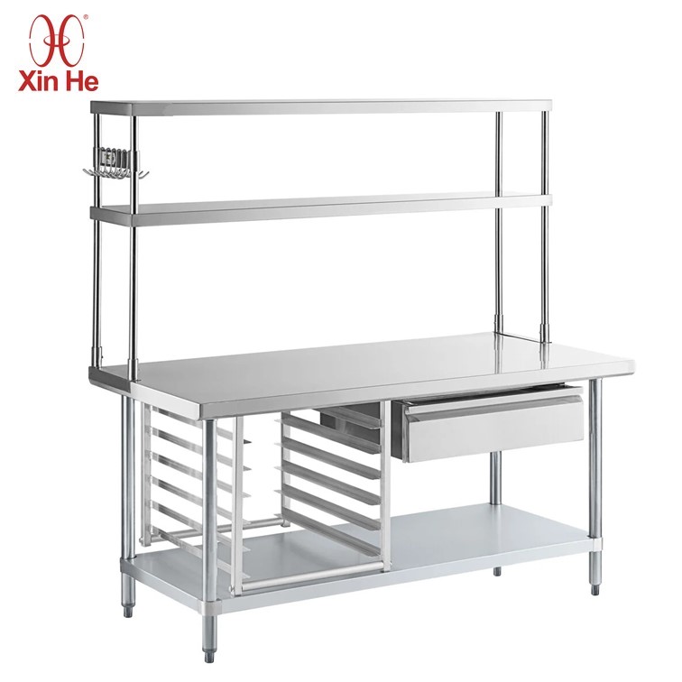 Customized stainless steel table workstation