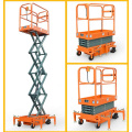 Warehouse Nagtatrabaho sa Hydraulic Lifting Platform