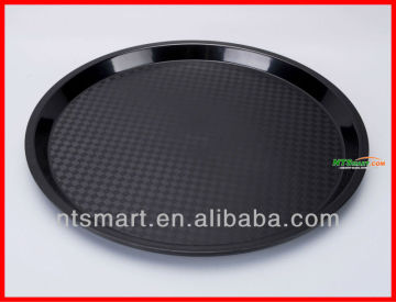 Round serving tray