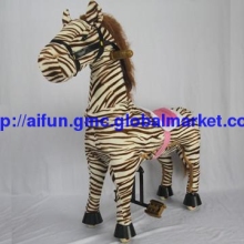 Sun tan zebra ride on toy, June new design, Mikey Mouse riding toys