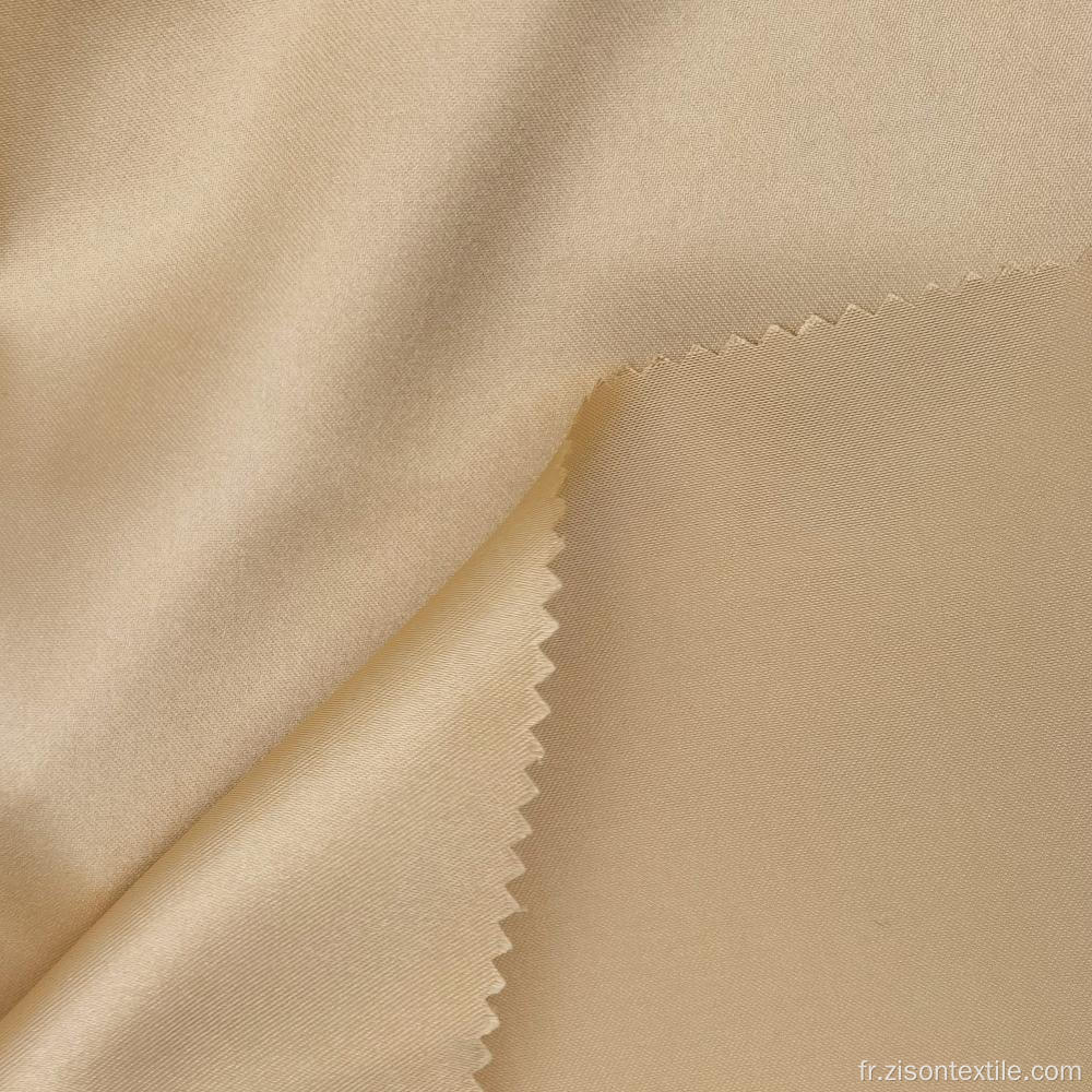 Tissus de vêtements de nuit d'été en satin de soie 100% polyester teints
