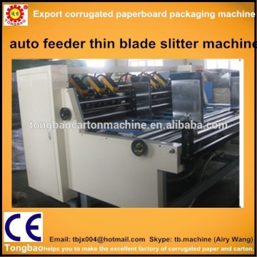 auto feeder thin blade slitter scorer mchine