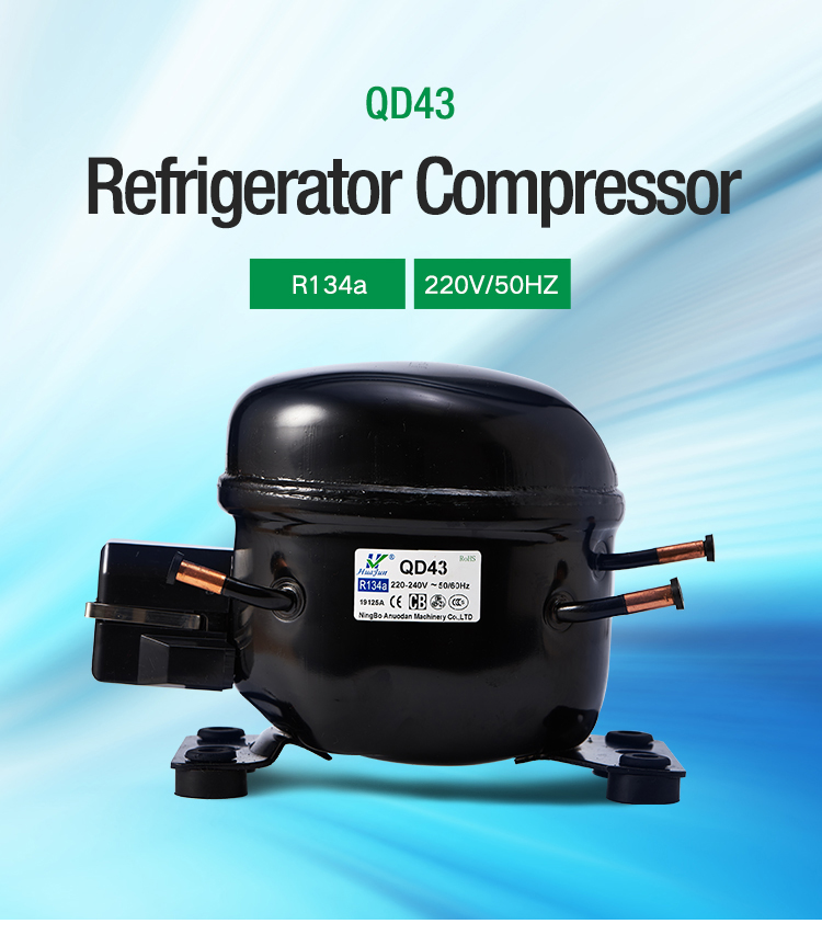 high efficiency Low Back Pressure Refrigerator Compressor R134a