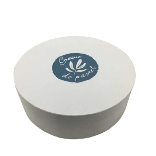 Large capacity blue /white round paper tube