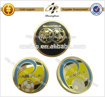 Factory direct gold soccer commemorative coins