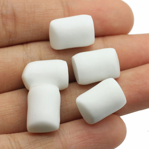 Supply Kleurrijke Zoete Marshmallow Resin Charms Simulatie Snoep Voedsel DIY Decoratie Mode Sleutelhanger Ornament Maken