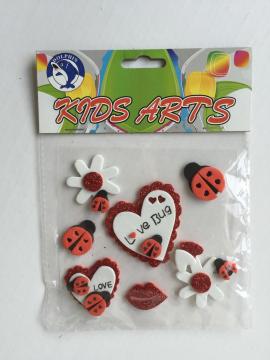 foam sticker sheet-love bug