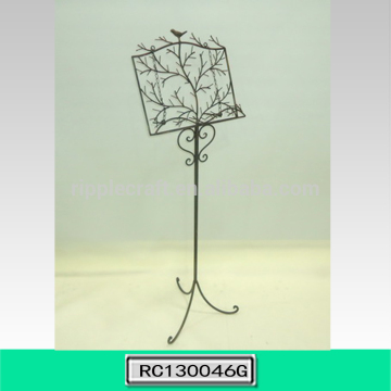 Creative Kitchen Floor Standing Metal Cookbook Holder Cookbook Rack