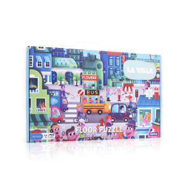 Villa Kids Floor Puzzle 46 PCS Puzzles de piso pré -escolar para crianças