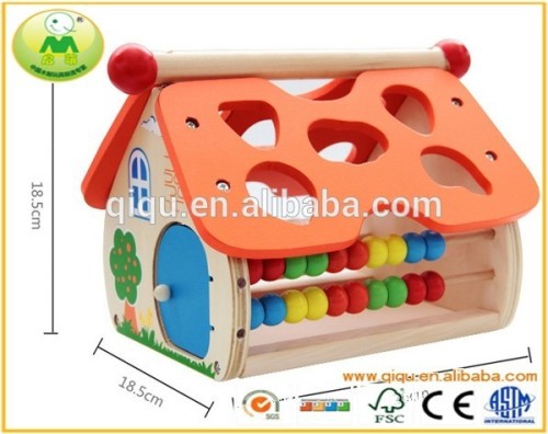 Wooden baby toys intelligent toy, wooden house toy