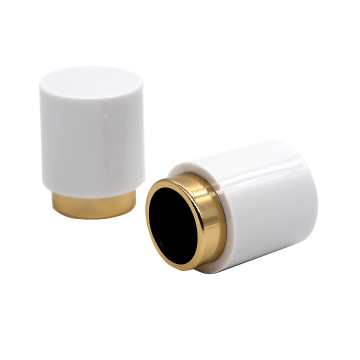 Wholesale Ceramic Luxury Perfume Caps and White Perfume Bottles (50ml)