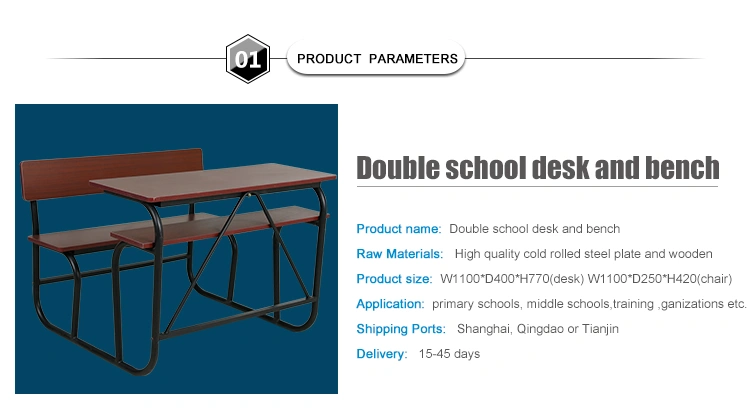 China High Quality Adult Hot Sale School Furniture Cheap Modern School Desk