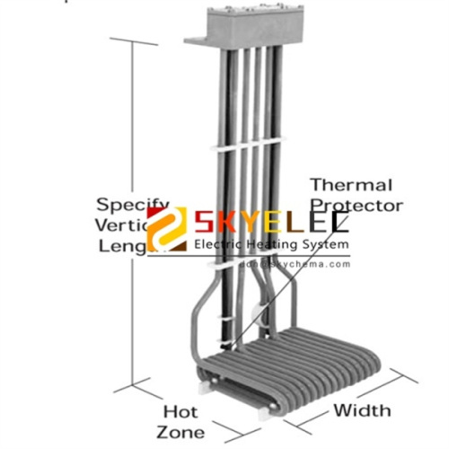 Titanium Immersion Heaters for Heating Water Acid Solution